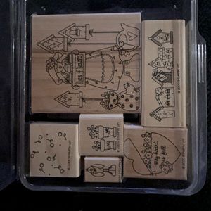 Stampin Up Set of 6 stamps New  never used  My Heart is Full